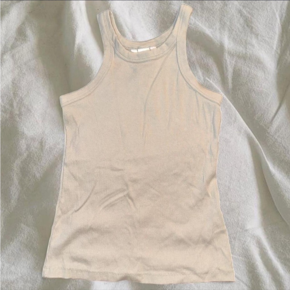 h&m beige tank🥥